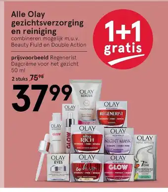 Etos Alle Olay Gezichtsverzorging en Reiniging 2 stuks aanbieding