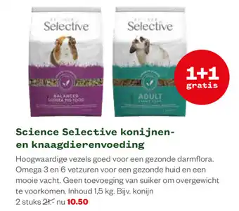 Welkoop Science Selective konijnenen knaagdierenvoeding aanbieding