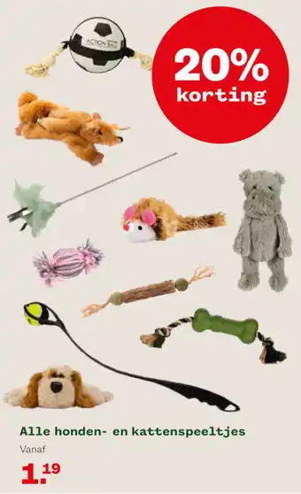 Welkoop Alle honden- en kattenspeeltjes aanbieding