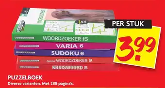 Dekamarkt Puzzelboek aanbieding