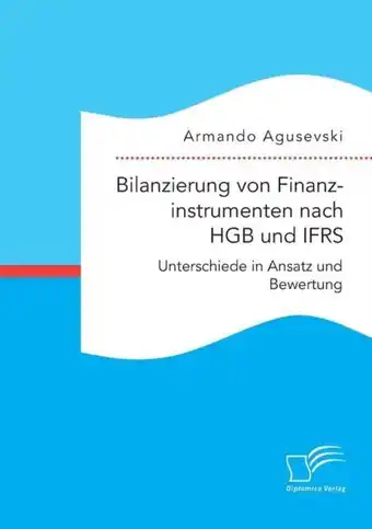 Bol.com Bilanzierung von Finanzinstrumenten nach HGB und IFRS aanbieding