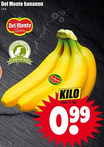 Dirk Del Monte bananen aanbieding