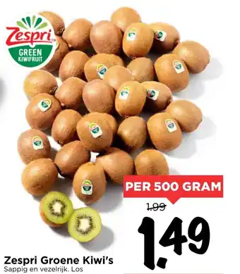 Vomar Voordeelmarkt Zespri kiwi green 500g aanbieding