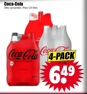 Dirk Coca-cola 1,5 liter aanbieding