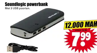 Dirk Soundlogic powerbank aanbieding