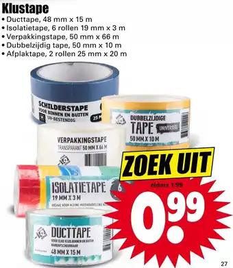 Dirk Klustape aanbieding