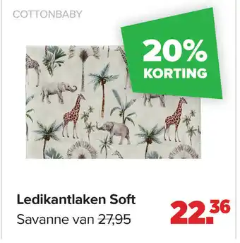 Baby-Dump Ledikantlaken Soft aanbieding