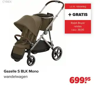 Baby-Dump Gazelle S BLK Mono aanbieding