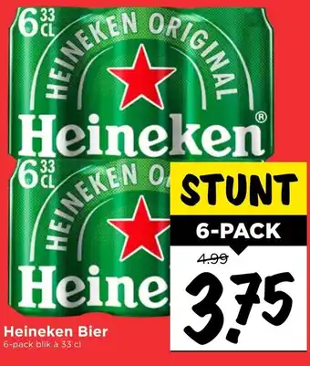 Vomar Voordeelmarkt Heineken bier 6*330ml aanbieding