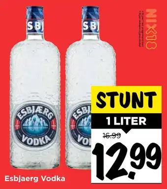 Vomar Voordeelmarkt Esbjaerg vodka 1L aanbieding