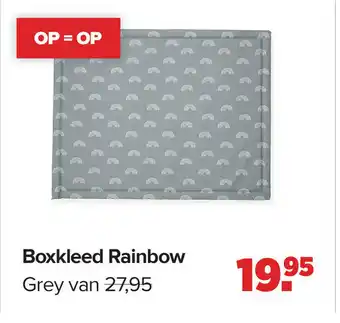 Baby-Dump Boxkleed Rainbow aanbieding