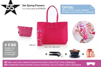 Tupperware Set Spring Flowers aanbieding