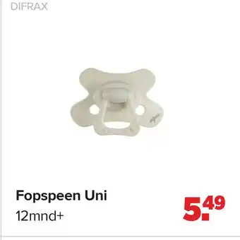 Baby-Dump Fopspeen Uni aanbieding