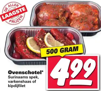 Nettorama Ovenschotel 500g aanbieding