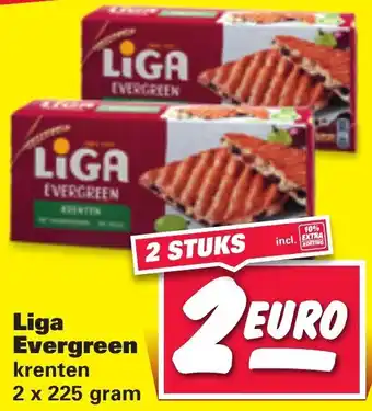 Nettorama Liga evergreen 2x225g aanbieding