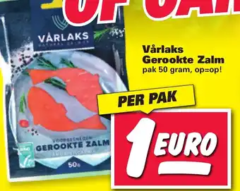 Nettorama Varlaks gerookte zalm 50g aanbieding