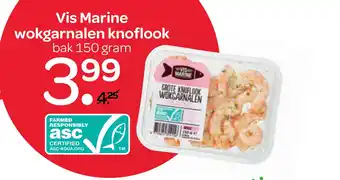 Spar Vis Marine wokgarnalen knoflook 150g aanbieding