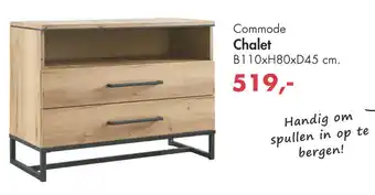 Kruit & Kramer Commode chalet aanbieding