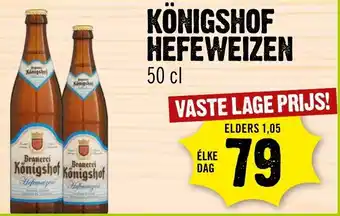 Dirck 3 Konigshof Hefeweizen 500ml aanbieding