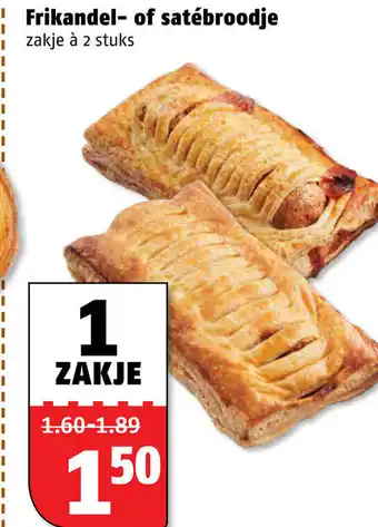 Poiesz Frikandel- of satebroodje aanbieding