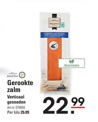 Sligro Gerookte Zalm aanbieding