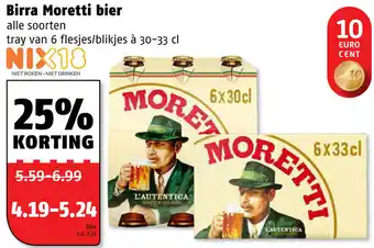 Poiesz Birra Moretti bier aanbieding