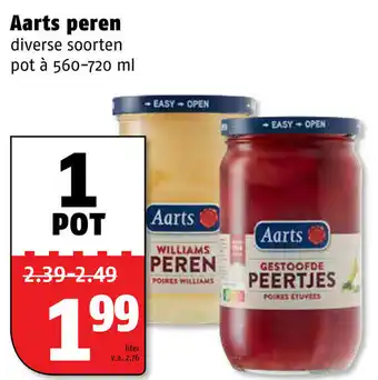 Poiesz Aarts peren 560-720ml aanbieding