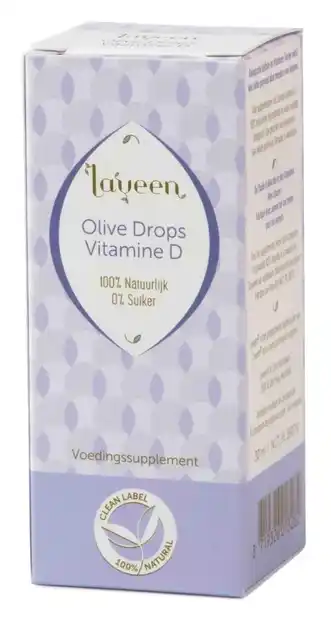 De Online Drogist Laveen Olive Drops Vitamine D Druppels aanbieding