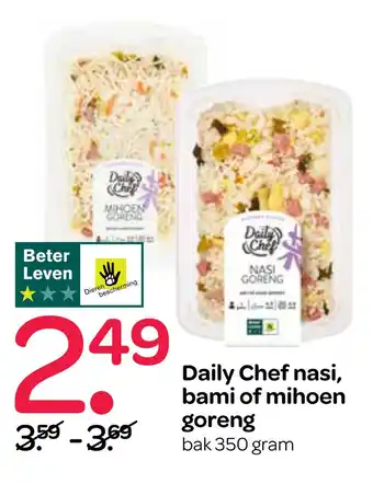 Spar Daily Chef nasi, bami of mihoen goreng 350g aanbieding