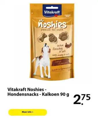 Boerenbond Vitakraft Noshies - Hondensnacks - Kalkoen 90g aanbieding