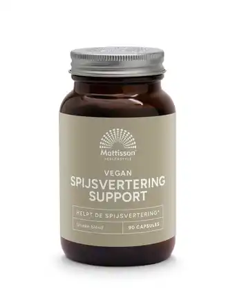 De Online Drogist Mattisson HealthStyle Spijsvertering Support Capsules 90CP aanbieding