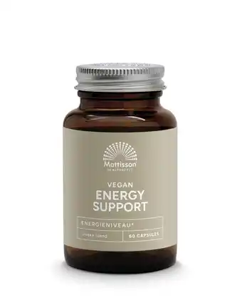 De Online Drogist Mattisson HealthStyle Energy Support Capsules 60CP aanbieding