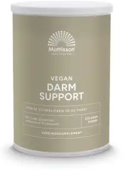 De Online Drogist Mattisson HealthStyle Darm Support Poeder 275GR aanbieding