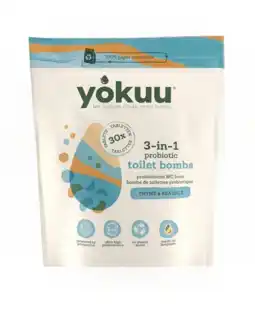 De Online Drogist Yokuu 3-in-1 Toilet Bom Thyme & seasalt 30ST aanbieding