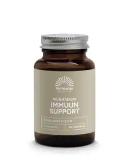 De Online Drogist Mattisson HealthStyle Mushroom Immuun Support Capsules 60CP aanbieding