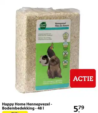 Pets Place Happy Home Hennepvezel 48L aanbieding