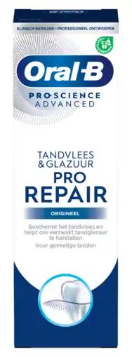 De Online Drogist Oral-B Oral B Pro Repair Tandvlees & Glazuur Orginal Tandpasta 75ML aanbieding