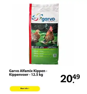 Boerenbond Garvo Alfamix Kippen - Kippenvoer - 12.5kg aanbieding