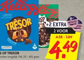 Dekamarkt KELLOGG'S KIDS OF TRESOR aanbieding