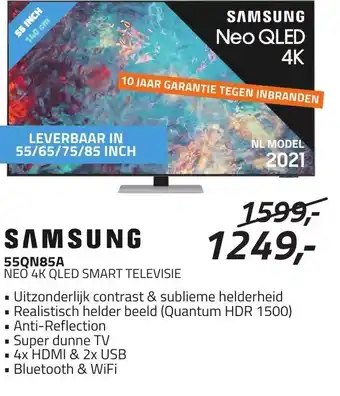 Obbink SAMSUNG Neo QLED 4K | 55QN85A aanbieding