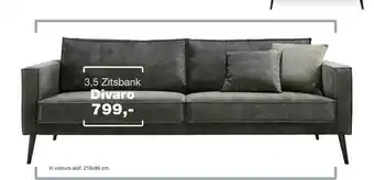 IN.HOUSE 3.5 Zitsbank Divaro aanbieding