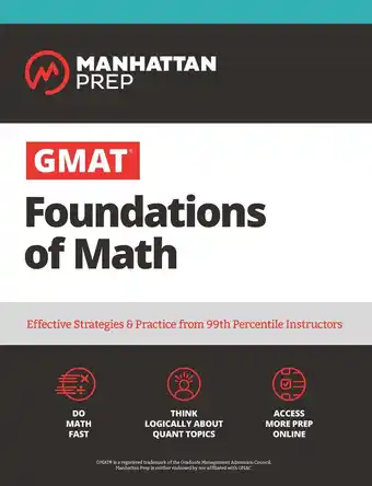 Bol.com Manhattan Prep GMAT Strategy Guides- GMAT Foundations of Math aanbieding