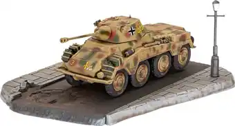 Bol.com 1:76 Revell 03298 First Diorama Set - Sd.Kfz. 234/2 Puma - Starter kit Plastic Modelbouwpakket aanbieding