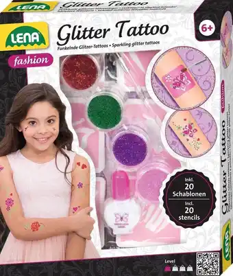 Bol.com Lena Glitter-tattoos Glamour Meisjes 3-delig aanbieding