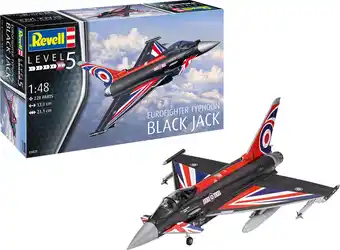 Bol.com 1:48 Revell 03820 Eurofighter Typhoon - Black Jack Plastic Modelbouwpakket aanbieding