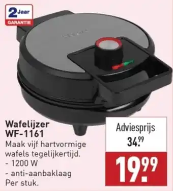 ALDI Wafelijzer WF-1161 aanbieding