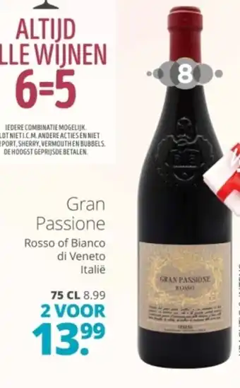 Mitra Gran Passione Rosso 75cl aanbieding