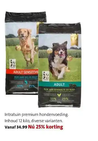 Intratuin Intratuin Premium Hondenvoeding 25% Korting aanbieding