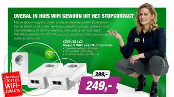 EP Devolo Magic 2 WiFi Next Multiroom Kit aanbieding