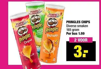 Big Bazar Pringles Chips 165g aanbieding